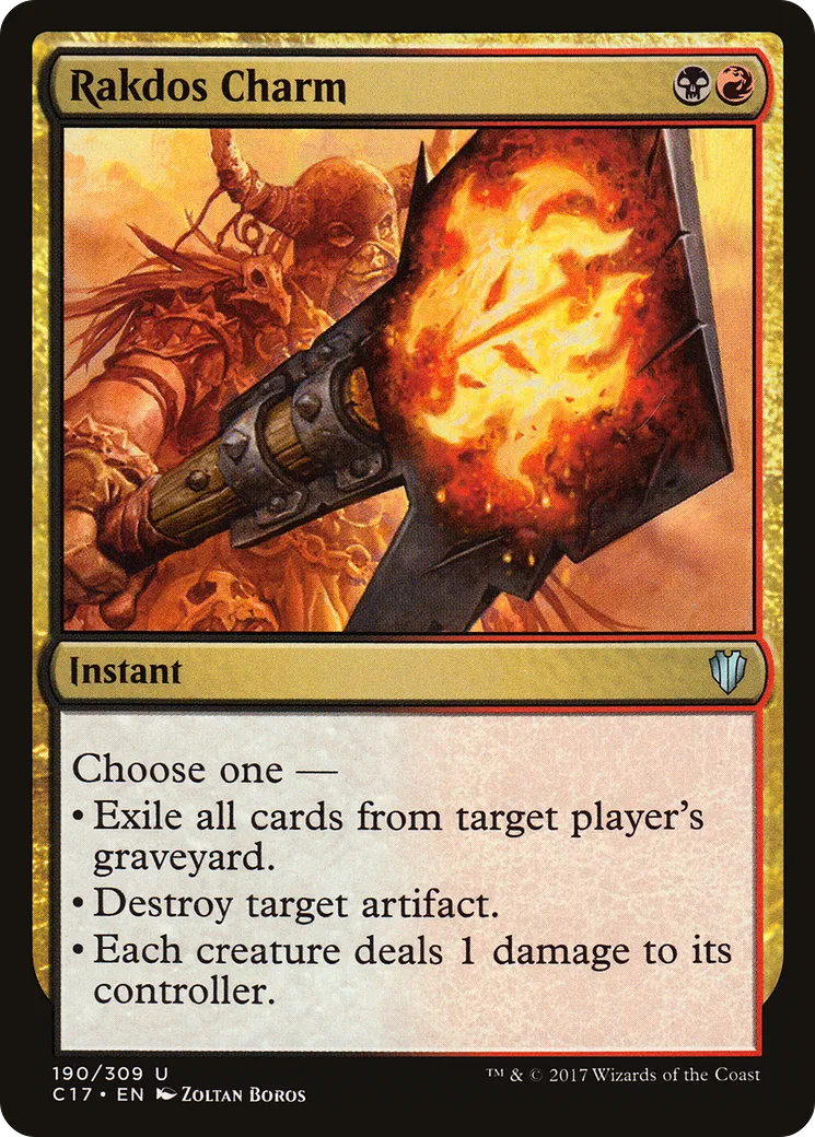 Rakdos Charm — Commander 2017 — Magic: The Gathering