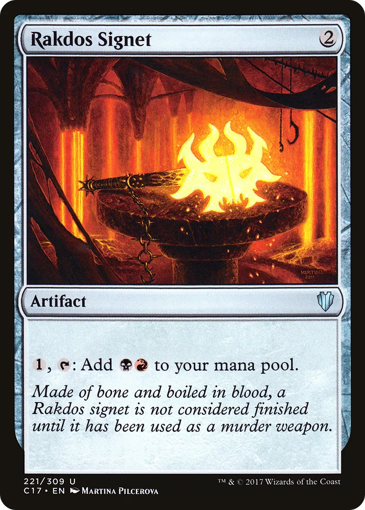 Rakdos Signet — Commander 2017 — Magic: The Gathering