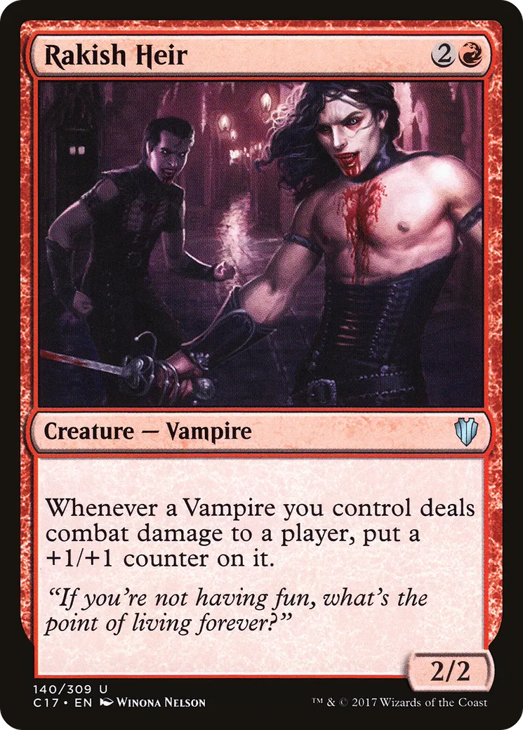Rakish Heir — Commander 2017 — Magic: The Gathering