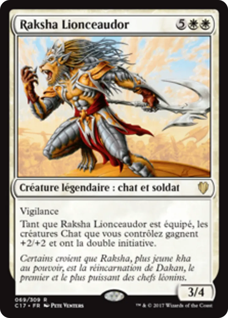 Raksha Lionceaudor — Commander 2017 — Magic: The Gathering