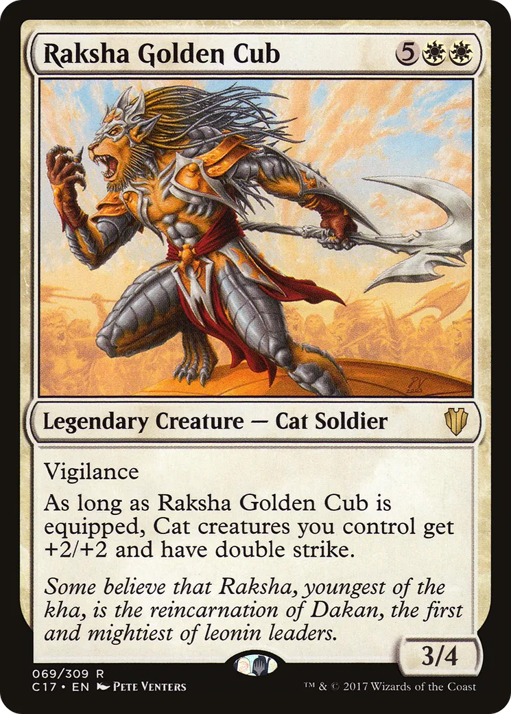 Raksha Golden Cub — Commander 2017 — Magic: The Gathering