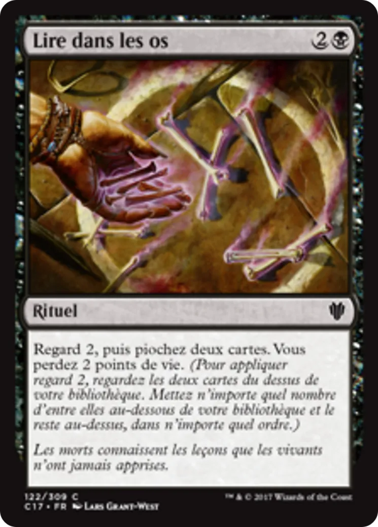 Lire dans les os — Commander 2017 — Magic: The Gathering