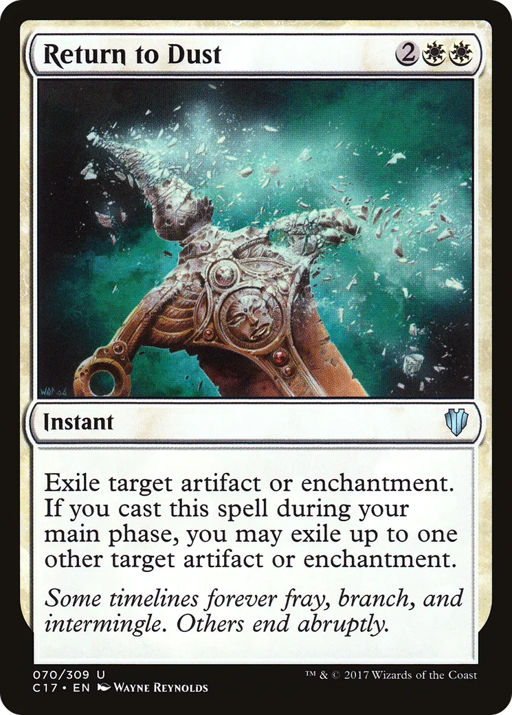 Rendre à la poussière — Commander 2017 — Magic: The Gathering