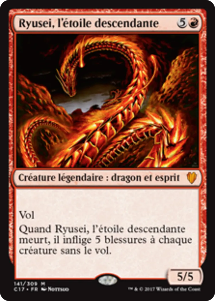 Ryusei, l'étoile descendante — Commander 2017 — Magic: The Gathering