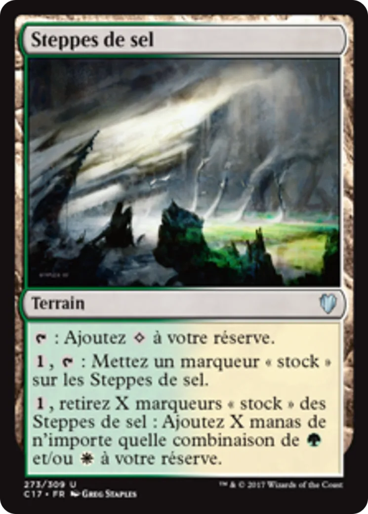 Steppes de sel — Commander 2017 — Magic: The Gathering