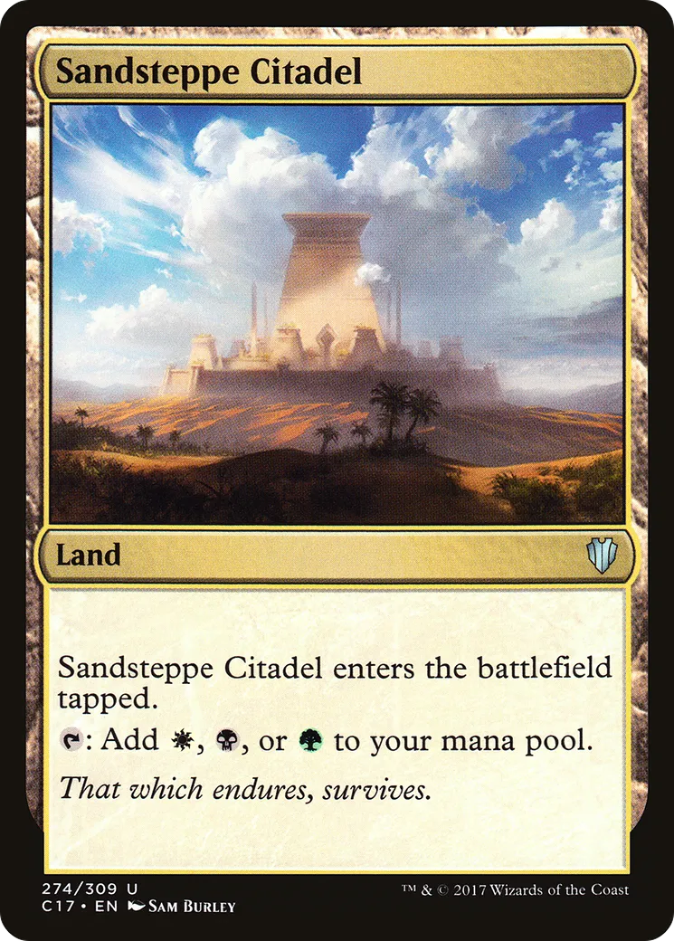 Sandsteppe Citadel — Commander 2017 — Magic: The Gathering