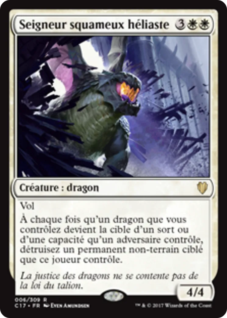 Seigneur squameux héliaste — Commander 2017 — Magic: The Gathering