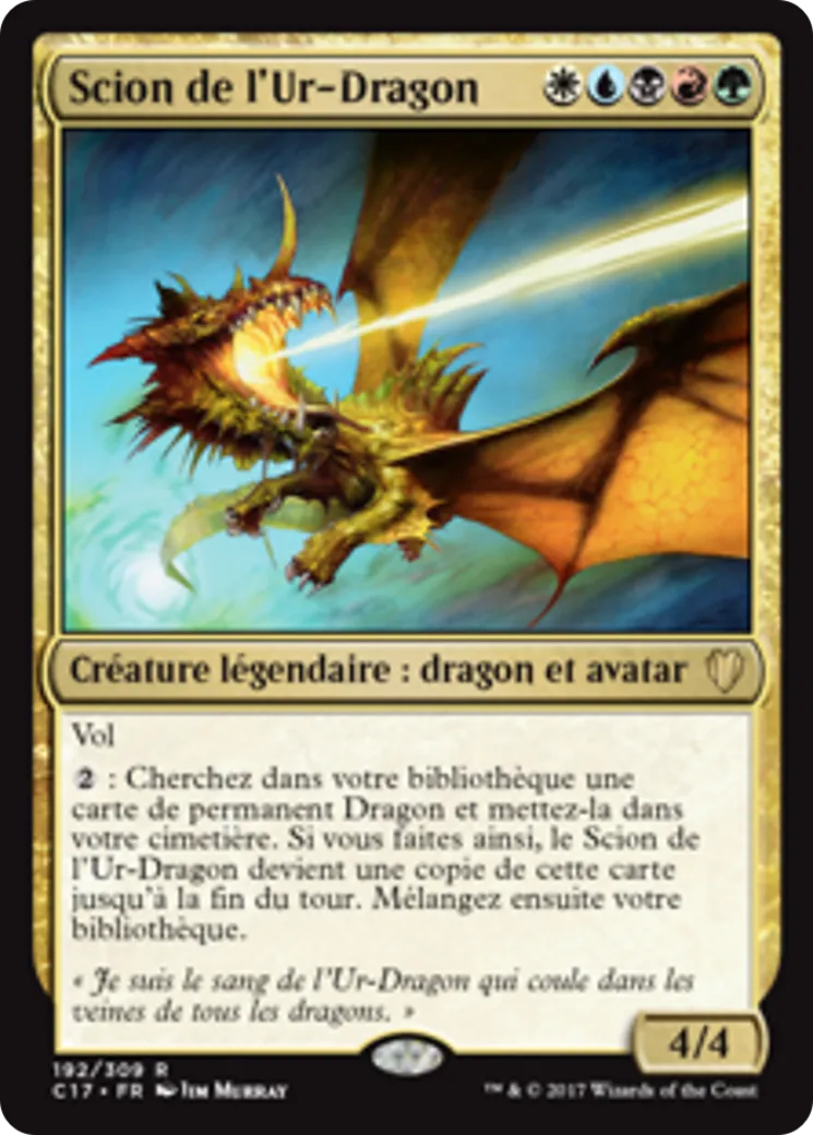 Scion de l'Ur-Dragon — Commander 2017 — Magic: The Gathering