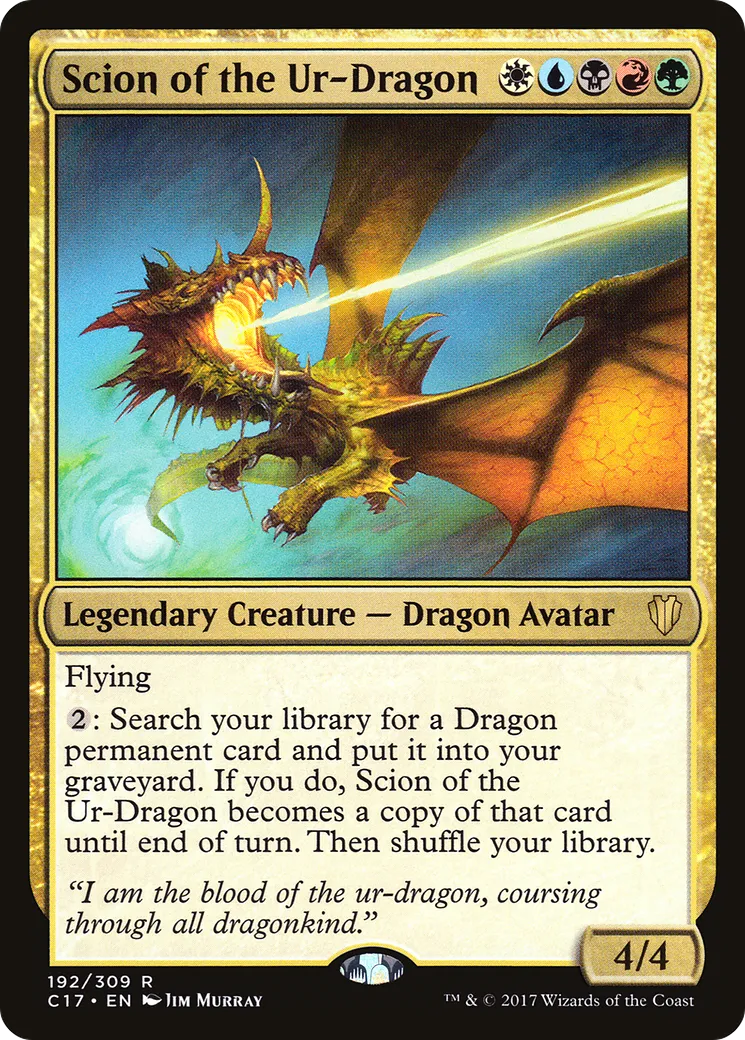 Scion of the Ur-Dragon — Commander 2017 — Magic: The Gathering