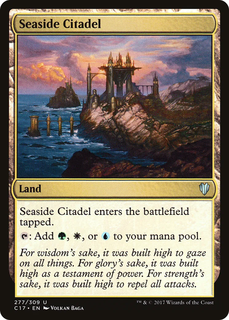Seaside Citadel — Commander 2017 — Magic: The Gathering