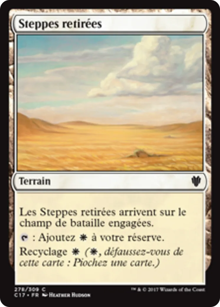 Steppes retirées — Commander 2017 — Magic: The Gathering