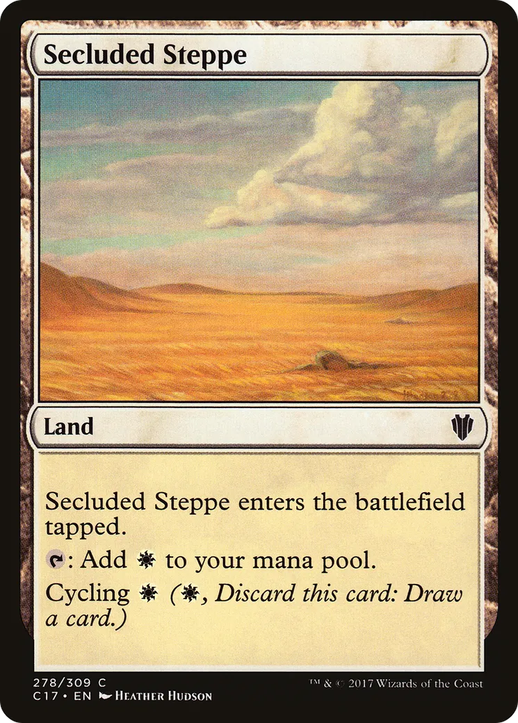 Secluded Steppe — Commander 2017 — Magic: The Gathering