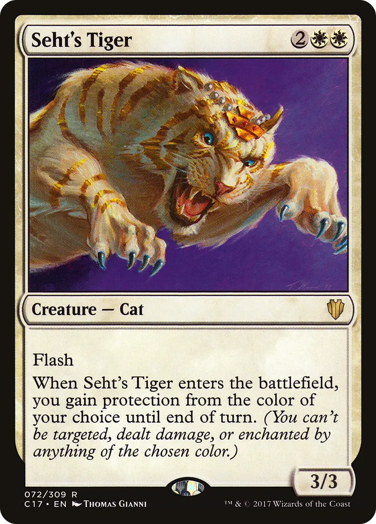 Seht's Tiger — Commander 2017 — Magic: The Gathering