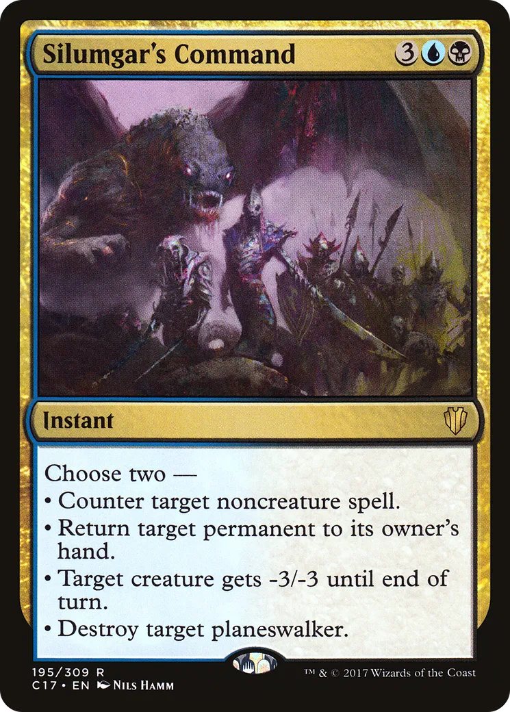 Commandement de Silumgar — Commander 2017 — Magic: The Gathering