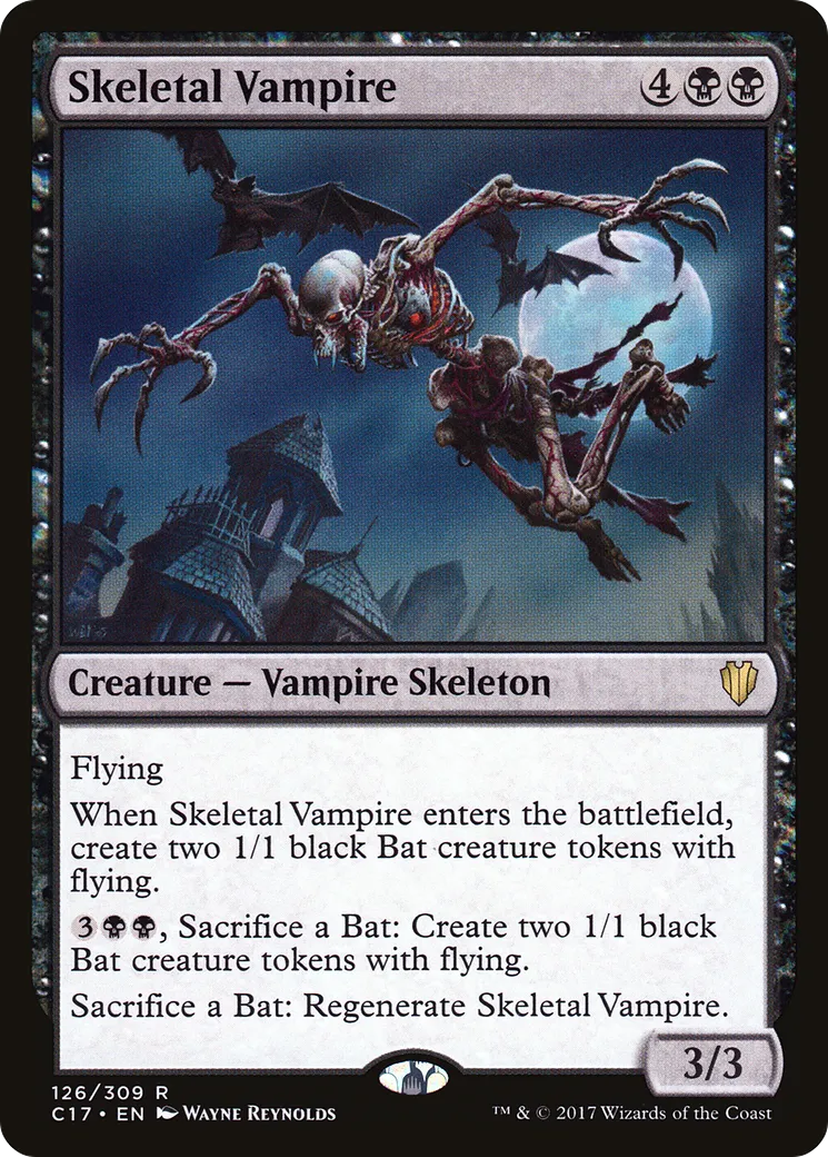 Skeletal Vampire — Commander 2017 — Magic: The Gathering