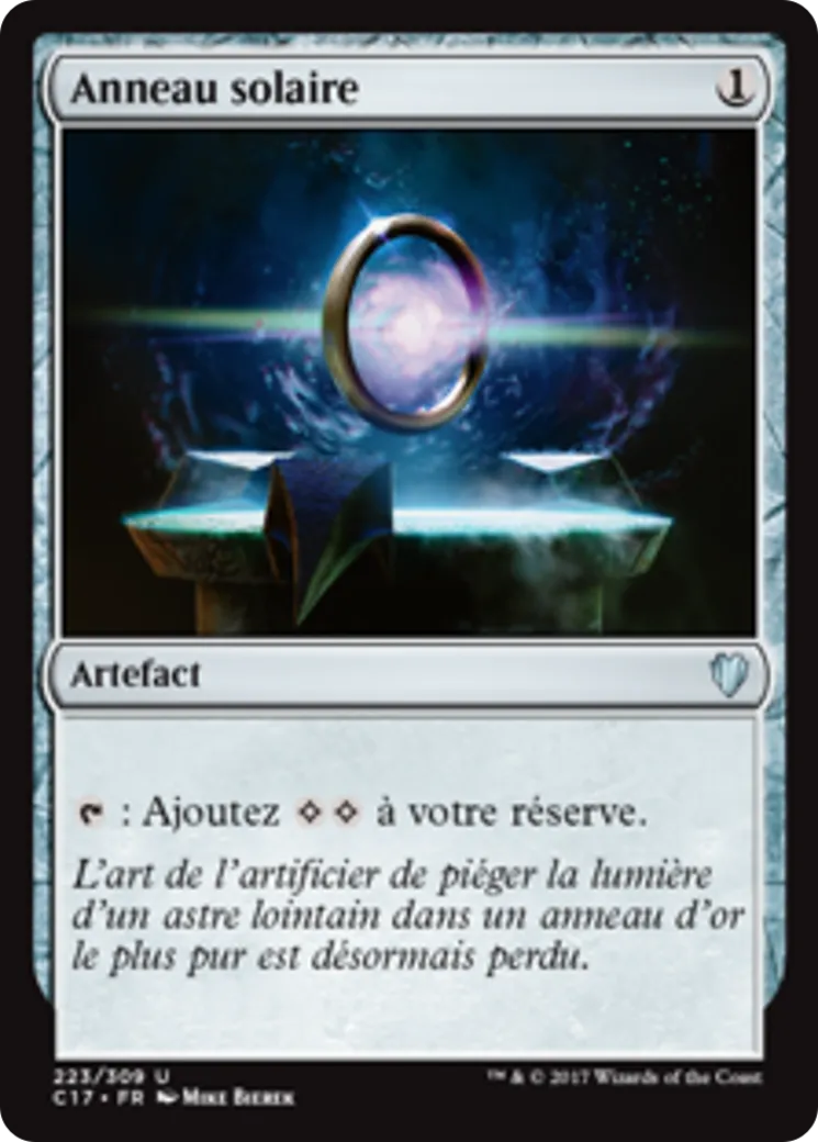 Anneau solaire — Commander 2017 — Magic: The Gathering