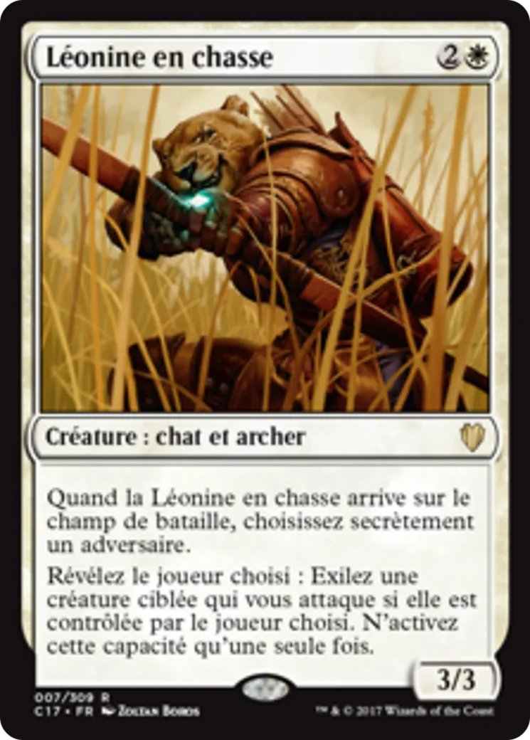 Léonine en chasse — Commander 2017 — Magic: The Gathering