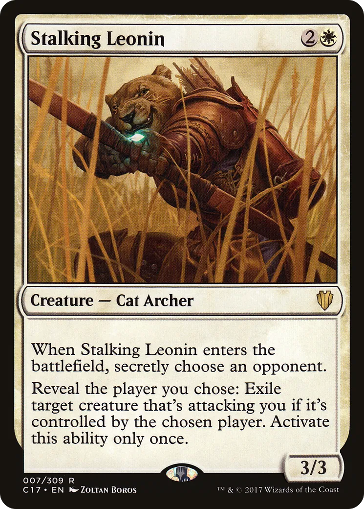 Stalking Leonin from Commander 2017 - Magic: The Gathering