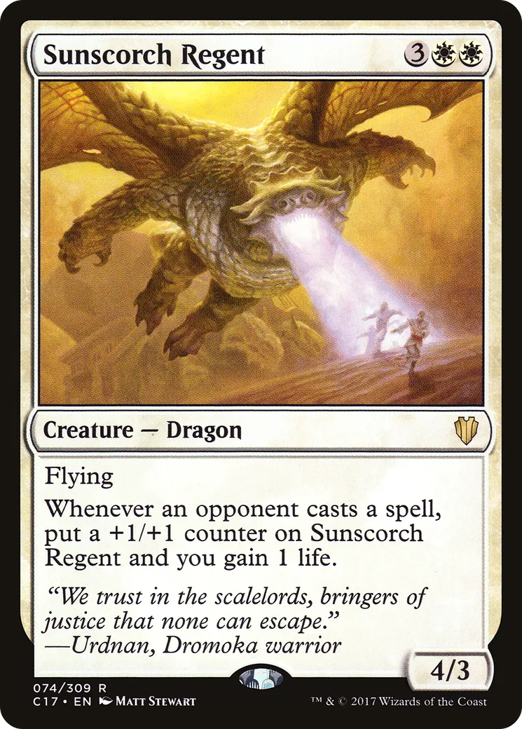 Sunscorch Regent — Commander 2017 — Magic: The Gathering