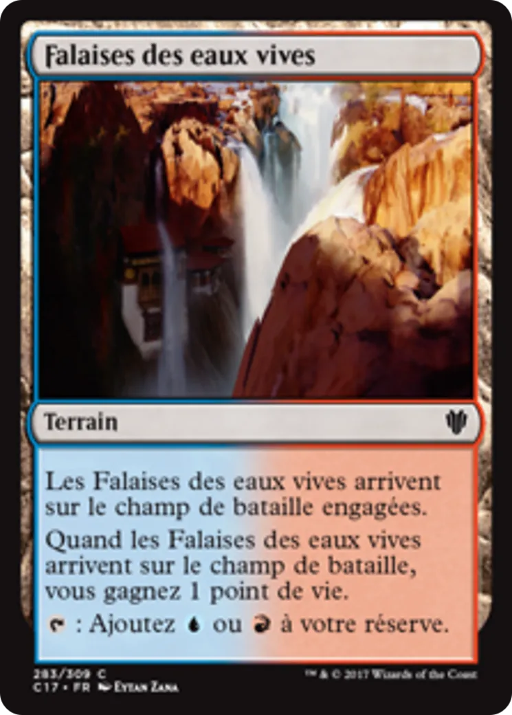 Falaises des eaux vives — Commander 2017 — Magic: The Gathering