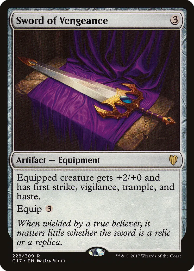 Sword of Vengeance — Commander 2017 — Magic: The Gathering