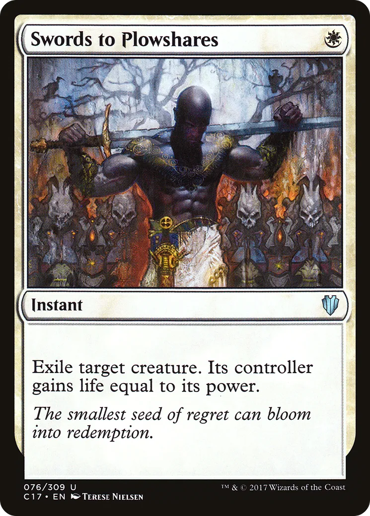 Swords to Plowshares — Commander 2017 — Magic: The Gathering