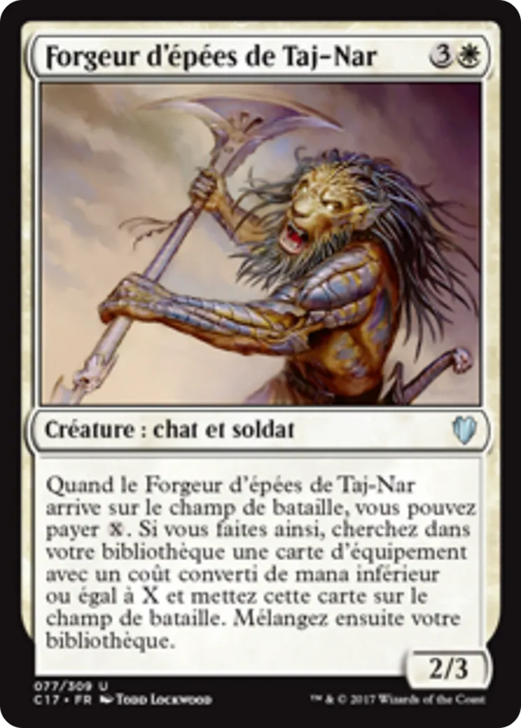 Forgeur d'épées de Taj-Nar — Commander 2017 — Magic: The Gathering