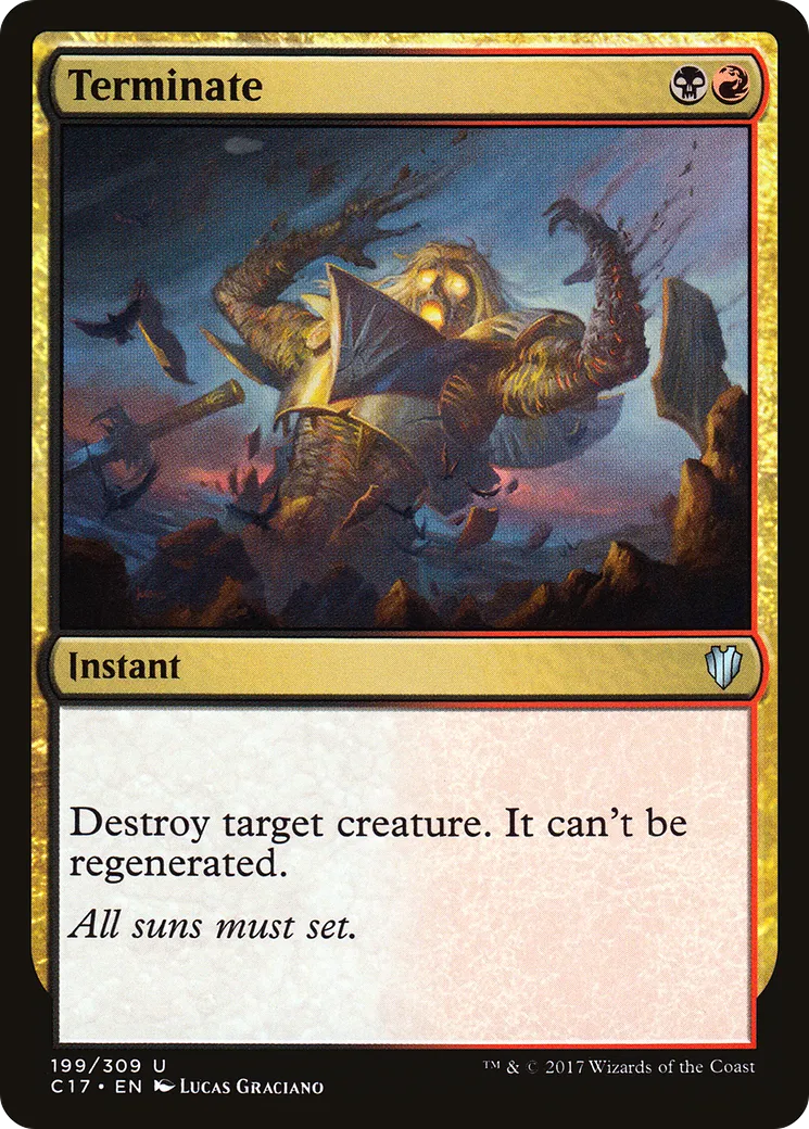 Terminate from Commander 2017 - Magic: The Gathering