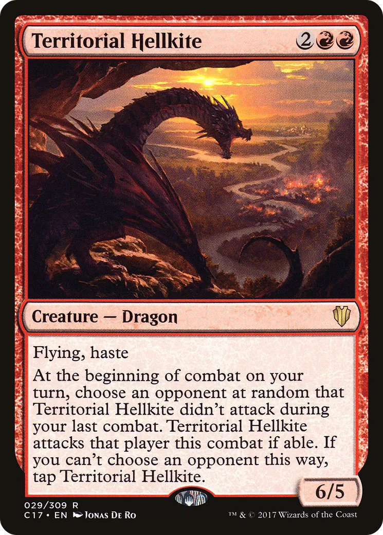 Territorial Hellkite — Commander 2017 — Magic: The Gathering