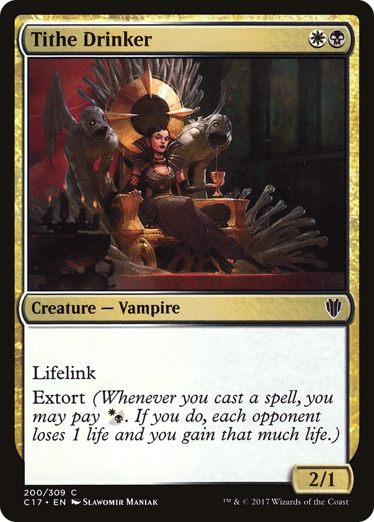 Tithe Drinker — Commander 2017 — Magic: The Gathering