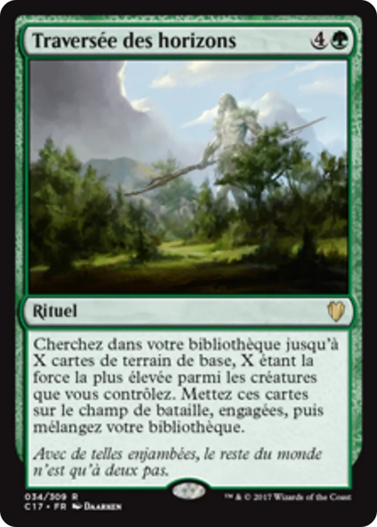 Traversée des Terres Extérieures — Commander 2017 — Magic: The Gathering