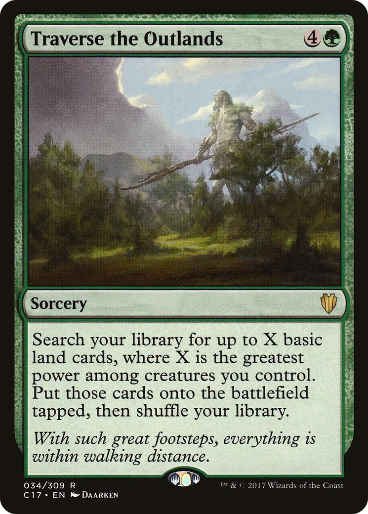Traverse the Outlands — Commander 2017 — Magic: The Gathering