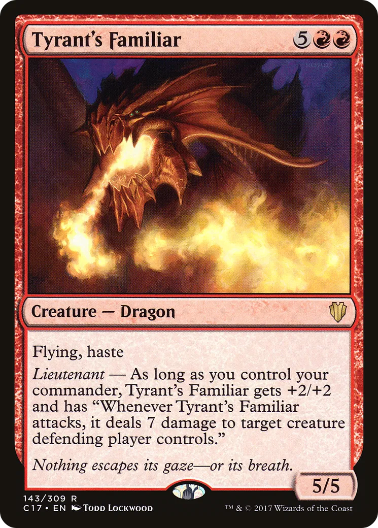 Tyrant's Familiar — Commander 2017 — Magic: The Gathering