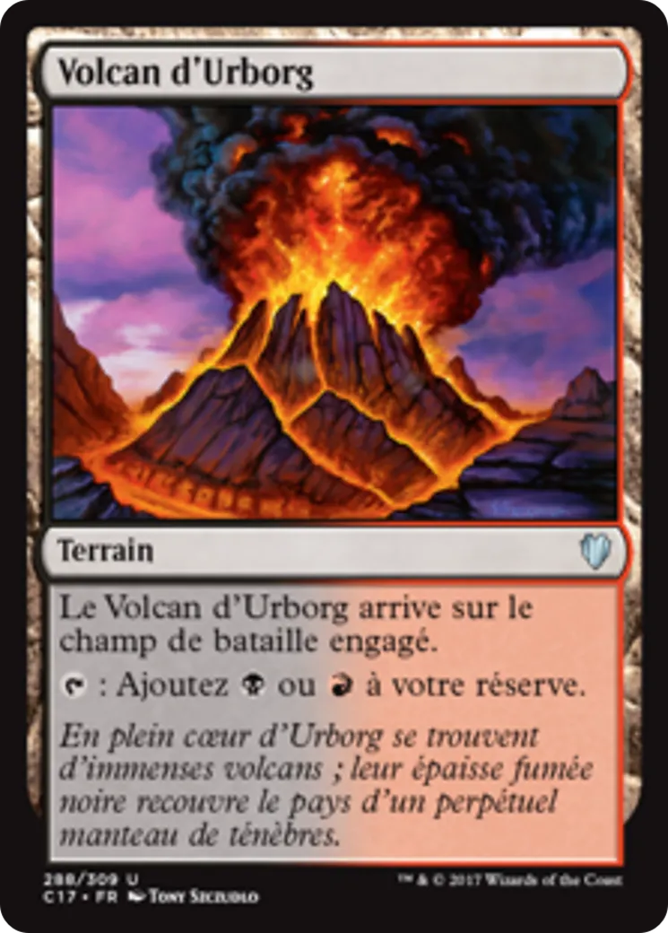 Volcan d'Urborg — Commander 2017 — Magic: The Gathering