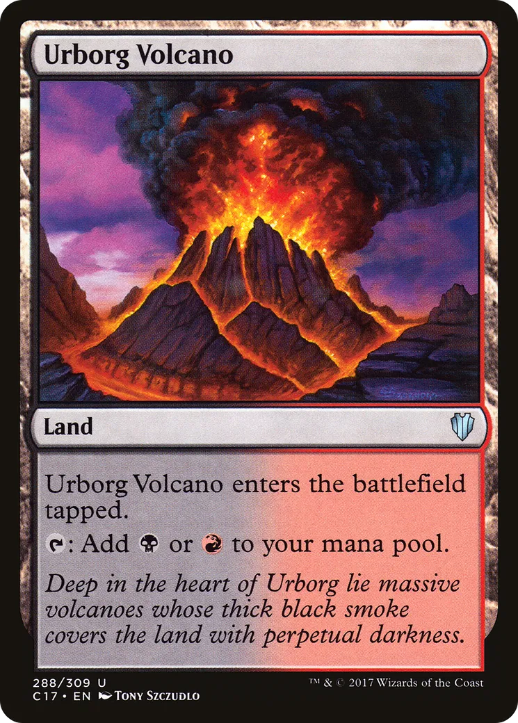 Urborg Volcano — Commander 2017 — Magic: The Gathering