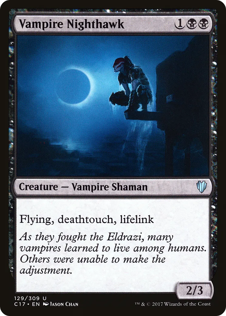 Vampire Nighthawk from Commander 2017 - Magic: The Gathering