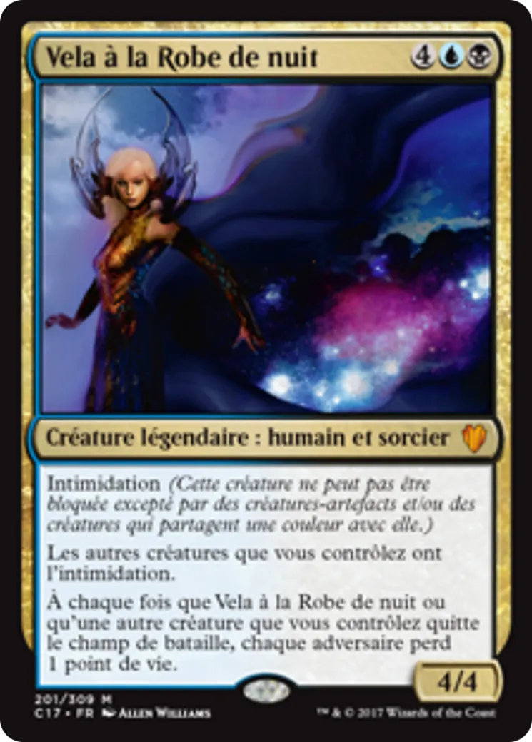 Vela à la Robe de nuit — Commander 2017 — Magic: The Gathering
