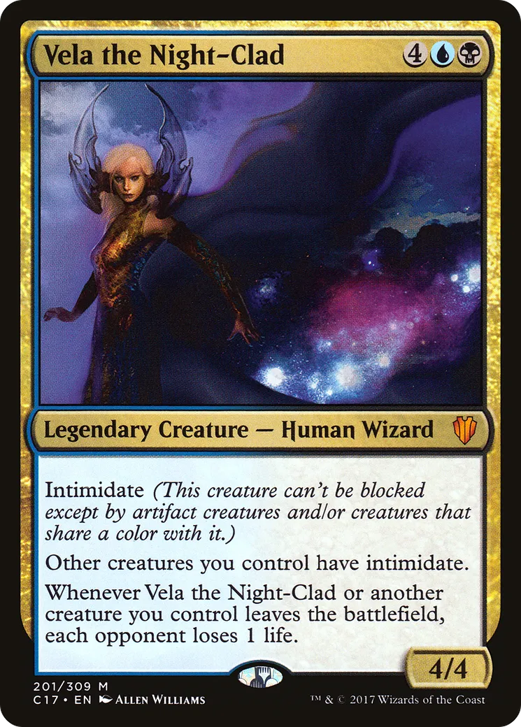 Vela the Night-Clad — Commander 2017 — Magic: The Gathering