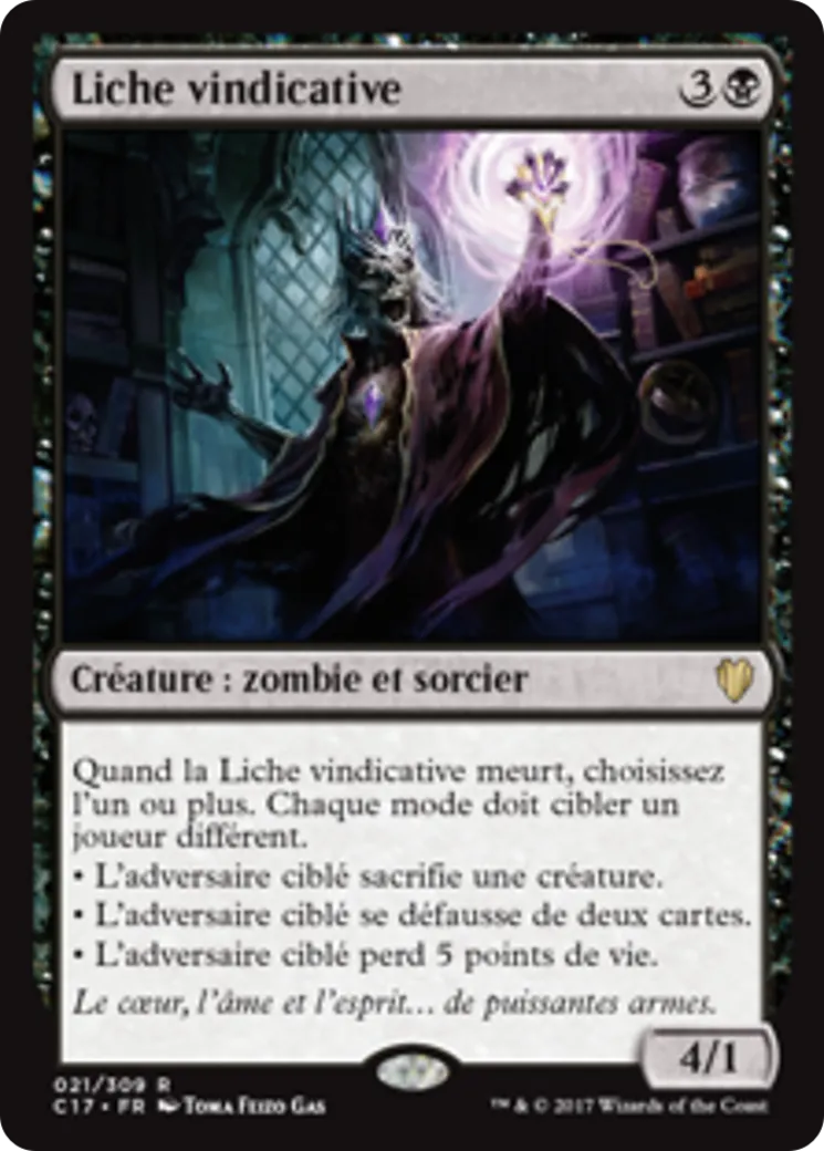 Liche vindicative — Commander 2017 — Magic: The Gathering