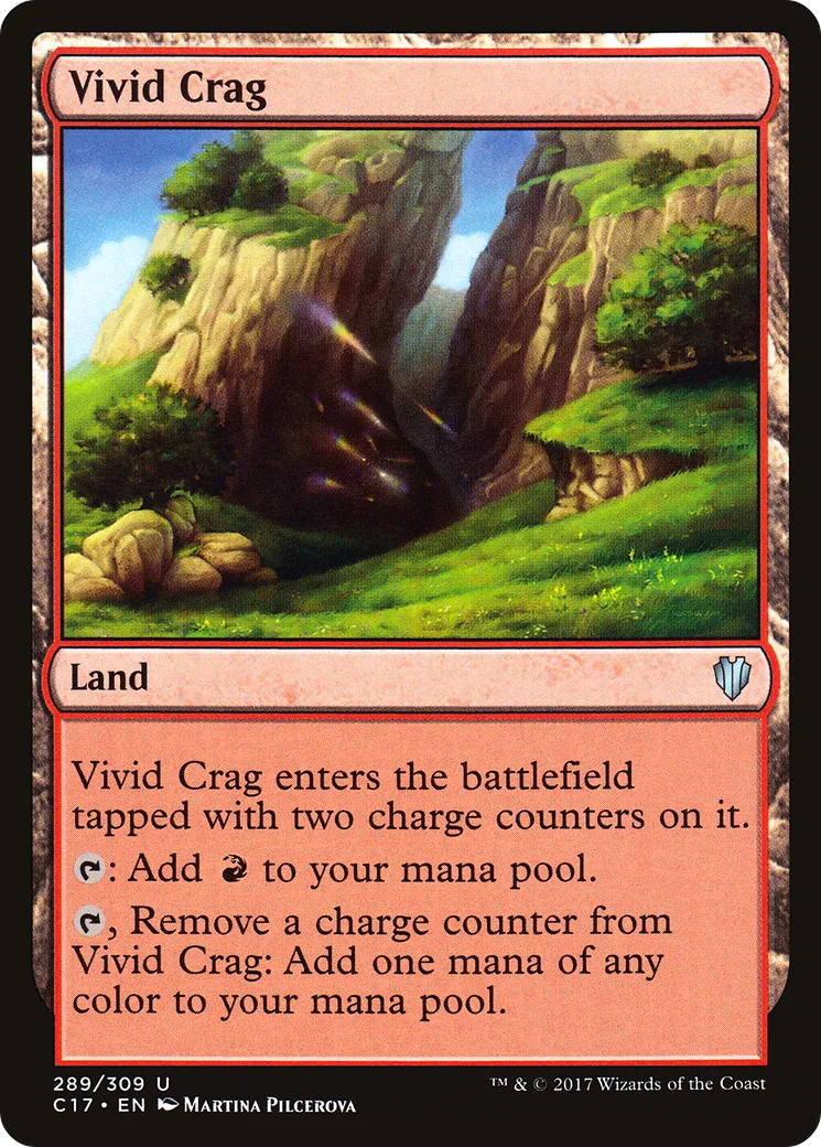 Vivid Crag — Commander 2017 — Magic: The Gathering