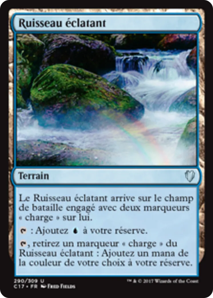 Ruisseau éclatant — Commander 2017 — Magic: The Gathering