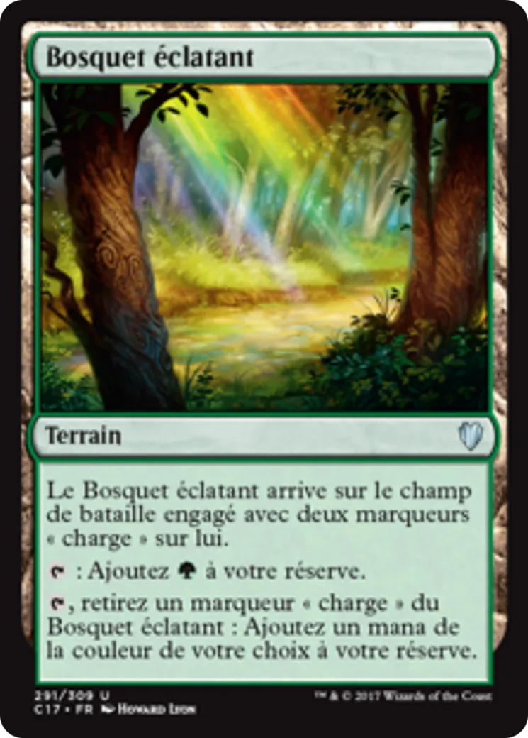 Bosquet éclatant — Commander 2017 — Magic: The Gathering