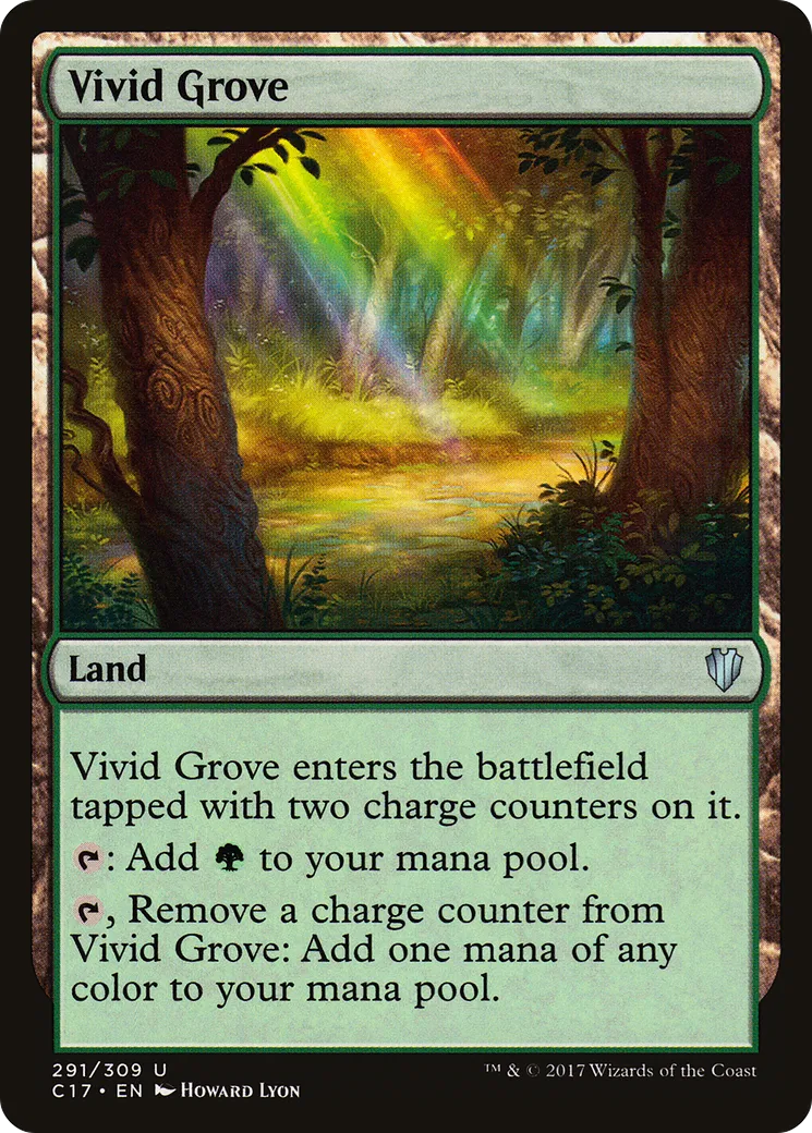 Vivid Grove — Commander 2017 — Magic: The Gathering