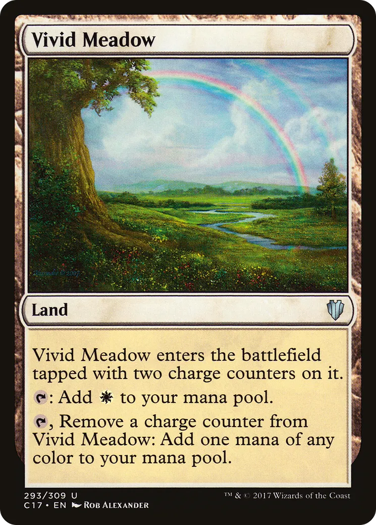Vivid Meadow — Commander 2017 — Magic: The Gathering