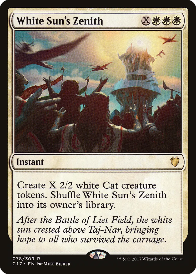 White Sun's Zenith — Commander 2017 — Magic: The Gathering