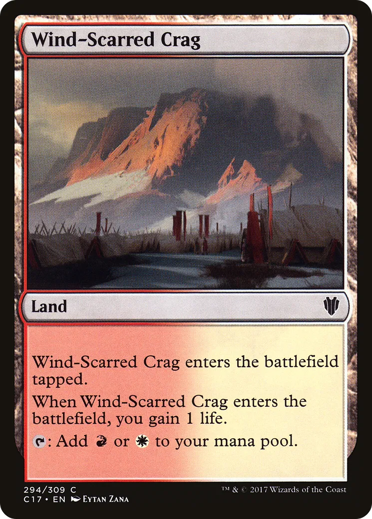Cordillère marquée par les vents — Commander 2017 — Magic: The Gathering