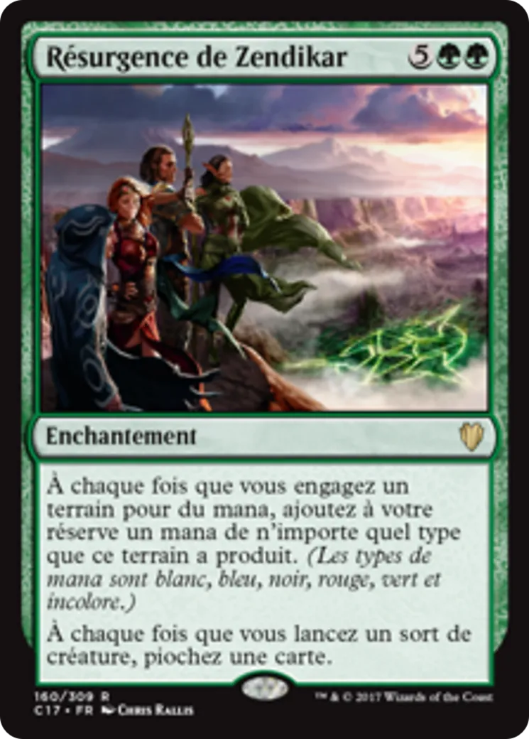 Résurgence de Zendikar — Commander 2017 — Magic: The Gathering