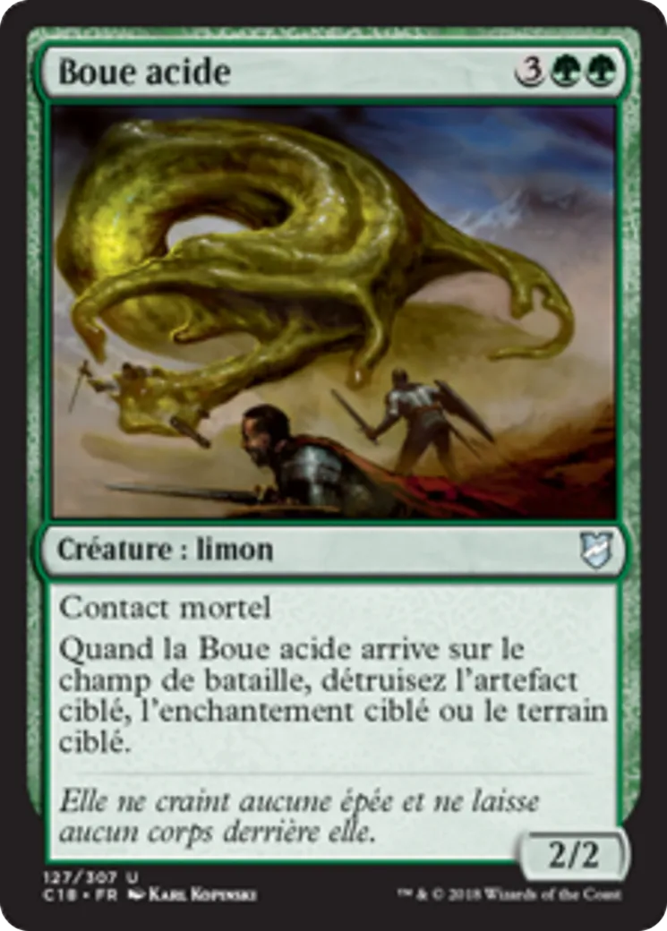 Boue acide — Commander 2018 — Magic: The Gathering