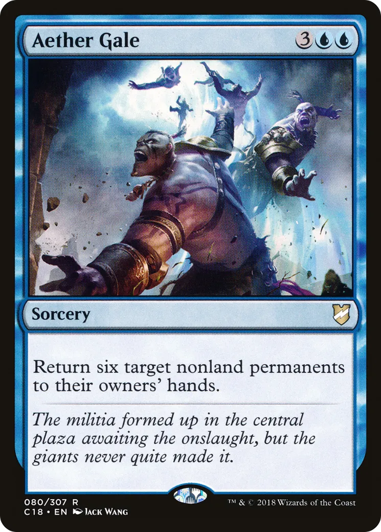 Bourrasque d'Éther — Commander 2018 — Magic: The Gathering