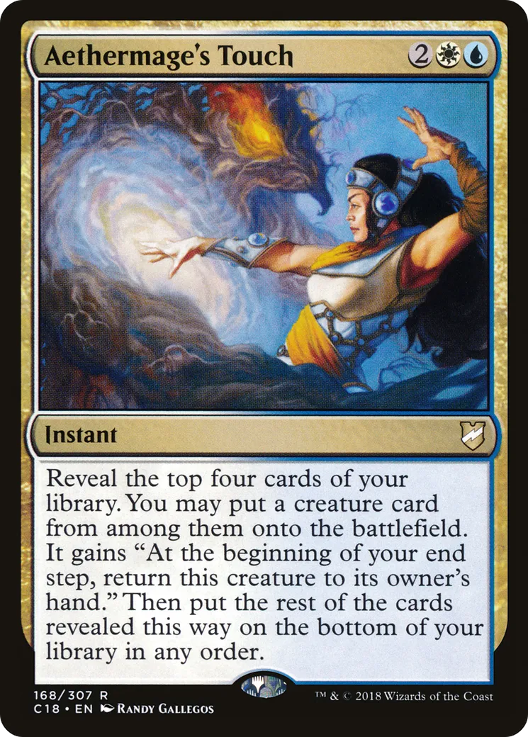 Aethermage's Touch from Commander 2018 - Magic: The Gathering